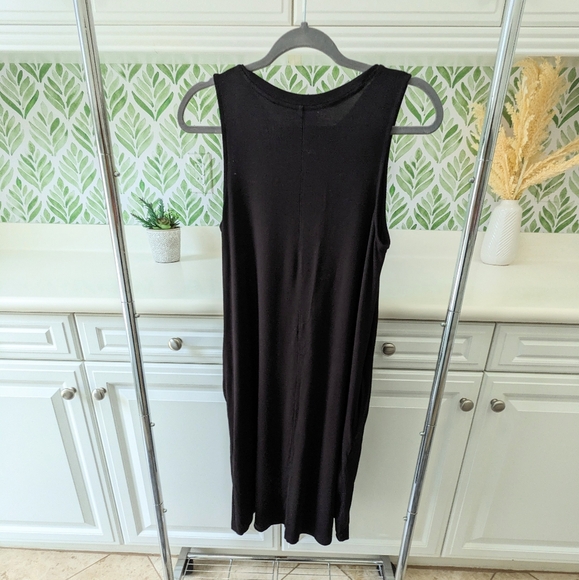 ⭐ Black Sleeveless Time & Tru Trapeze Dress Medium ⭐ - Picture 4 of 10